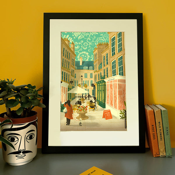 Bath Margaret's Building Print by Emy Lou Holmes