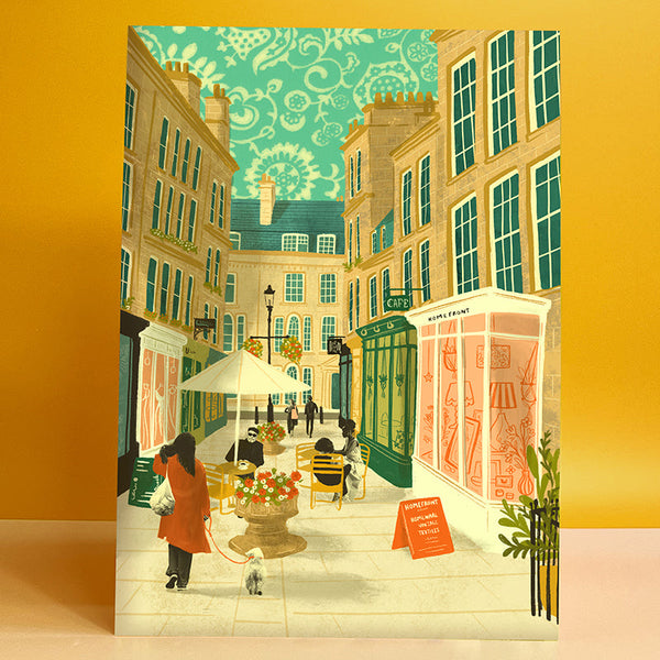 Bath Margaret's Building Print by Emy Lou Holmes