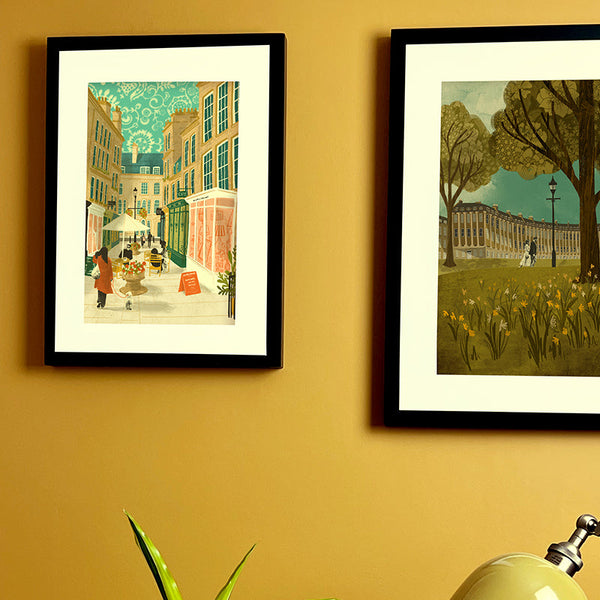 Bath Margaret's Building Print by Emy Lou Holmes