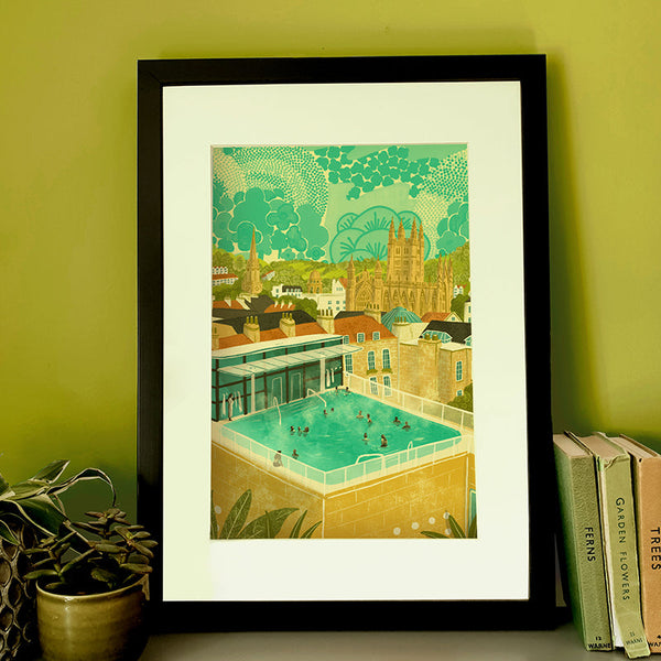 Bath Spa Print by Emy Lou Holmes