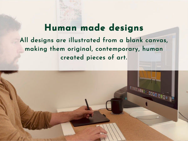 Bath City FC, Twerton Park, Contemporary Stadium Print by Turf Football Art