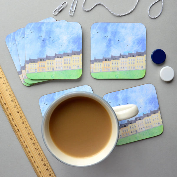Bath Drinks Coaster, Marlborough Buildings