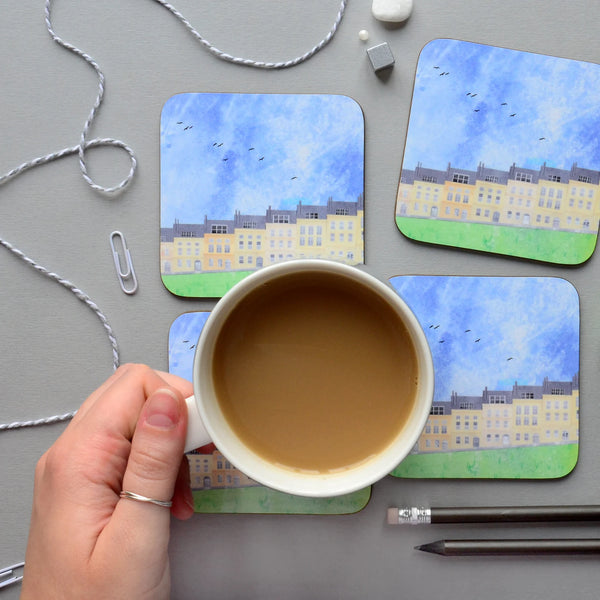 Bath Drinks Coaster, Marlborough Buildings