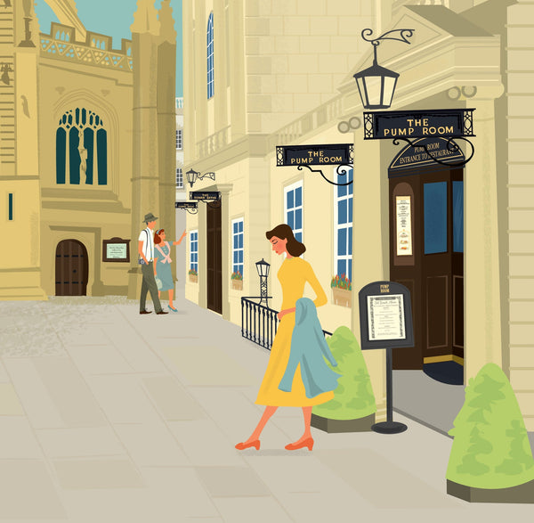 Bath Abbey Fine Art Print by Clare Phillips
