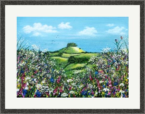 Kelston Roundhill Art by Lynette Bower at The Bath Art Shop