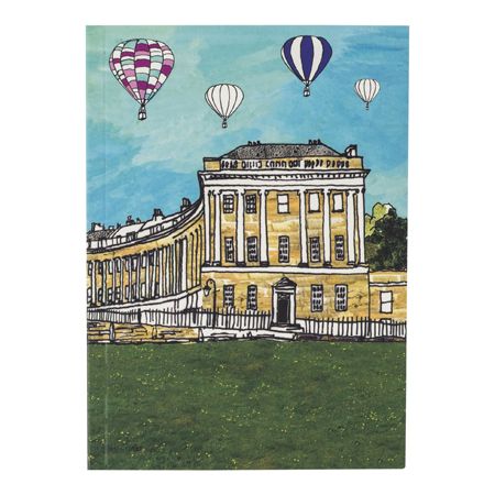 The Royal Crescent, Bath, Somerset, notebook by Emmeline Simpson at The Bath Art Shop