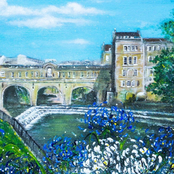 Pulteney Bridge, City of Bath, A5 - A1 Giclée Print by Lynette Bower