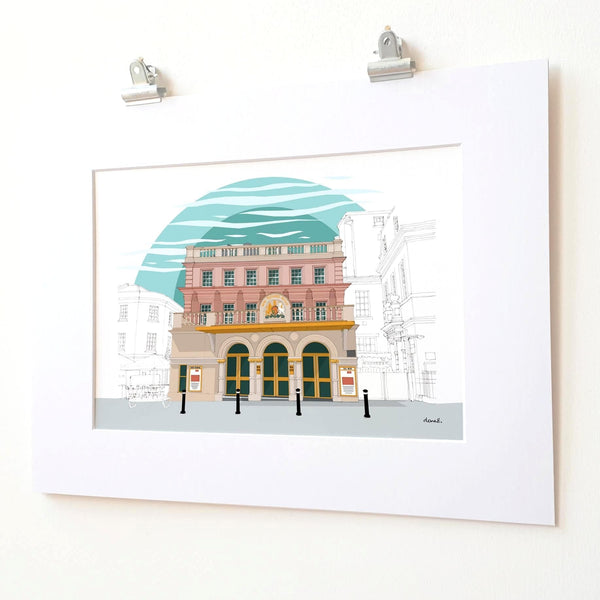 Bath Theatre Royal art print