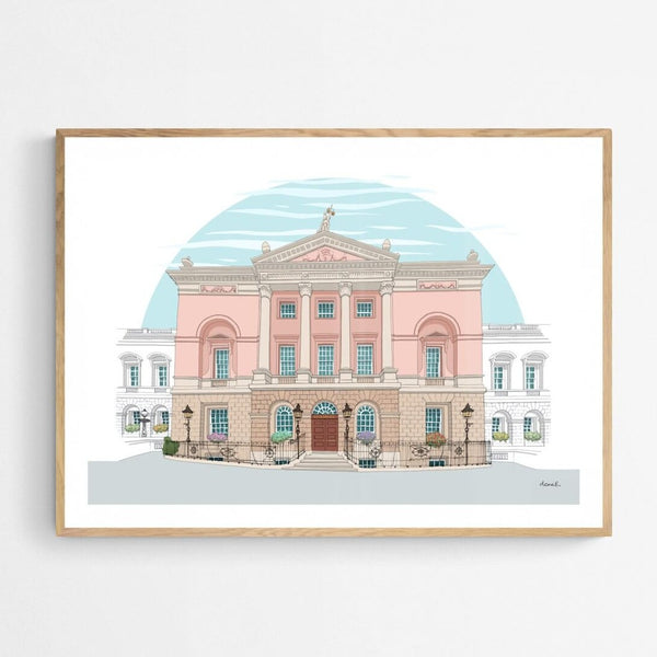 Bath Guildhall Art Print
