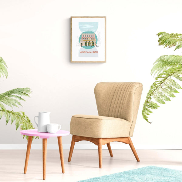 Bath Theatre Royal art print