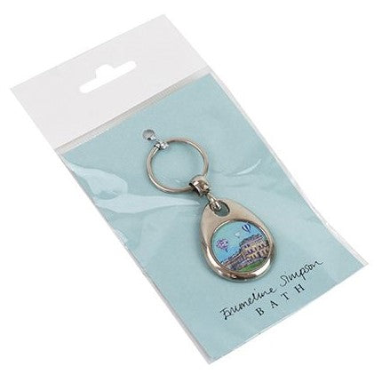 Bath Somerset Key Ring by Emmeline Simpson at The Bath Art Shop