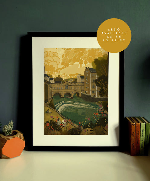 Framed art print of Pulteney Bridge by Emy Lou Holmes