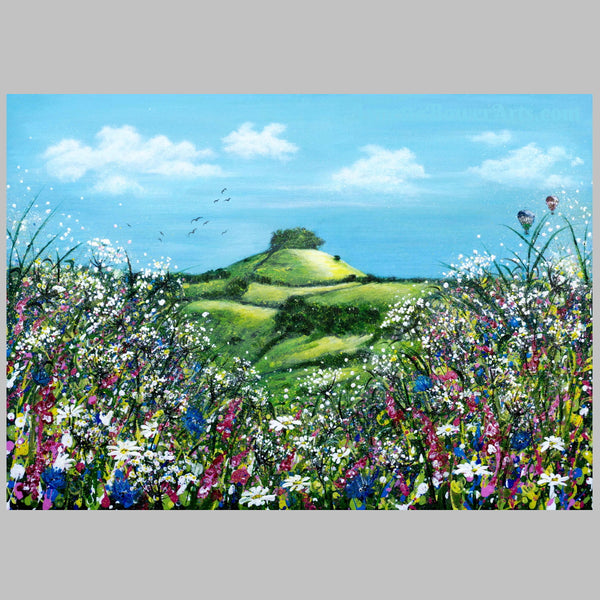 Kelston Roundhill Art by Lynette Bower at The Bath Art Shop