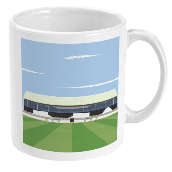 Bath City FC Mug featuring an illustration of Twerton Park at The Bath Art Shop