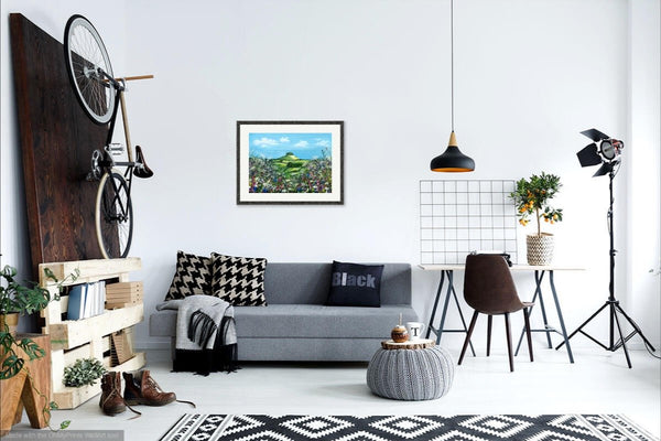 Kelston Roundhill Art by Lynette Bower at The Bath Art Shop