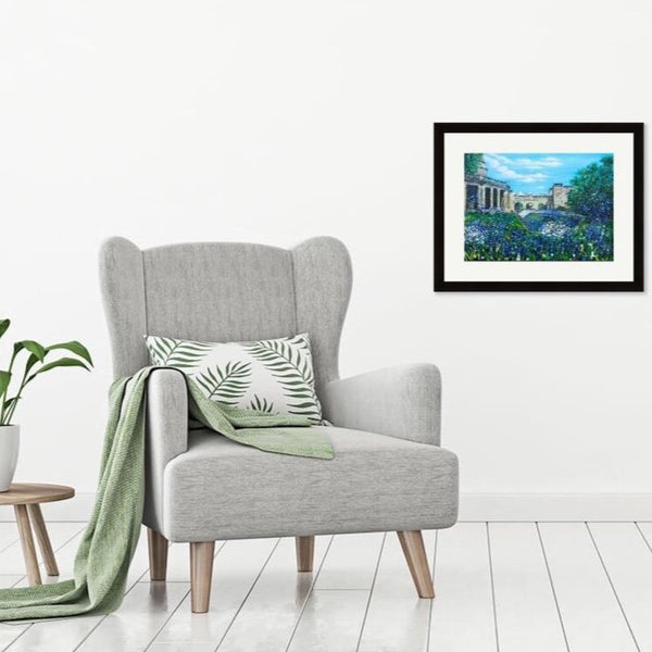 Pulteney Bridge Acrylic Painting by Lynette Bower at The Bath Art Shop