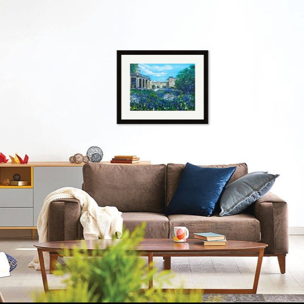 Pulteney Bridge Acrylic Painting by Lynette Bower at The Bath Art Shop