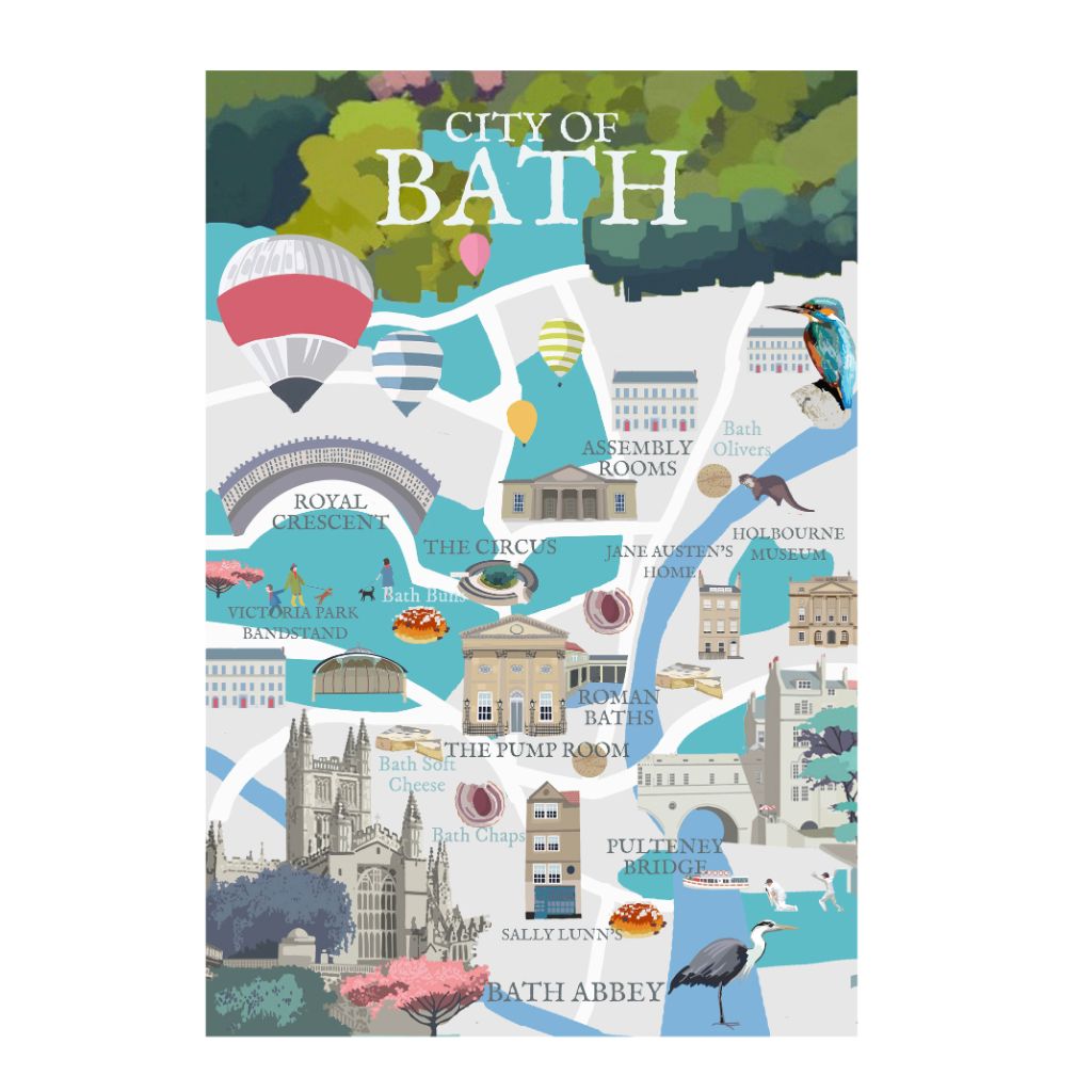 Bath Somerset Travel Posters