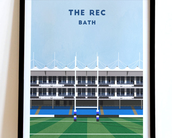 Bath Rugby Art Print