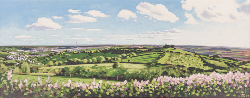 Kelston Roundhill Bath print by Lucy Dunnett