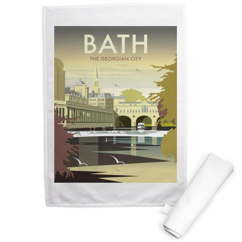 Bath Somerset Tea Towel at The Bath Art Shop