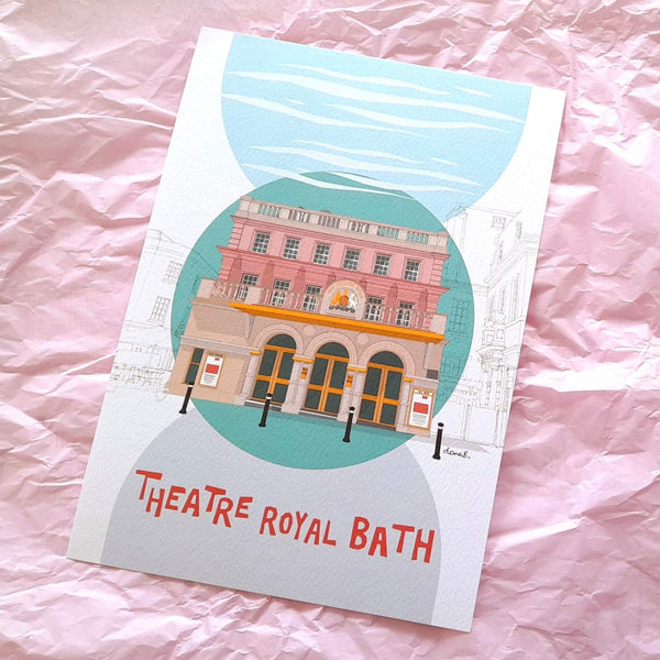 Bath Theatre Royal art print