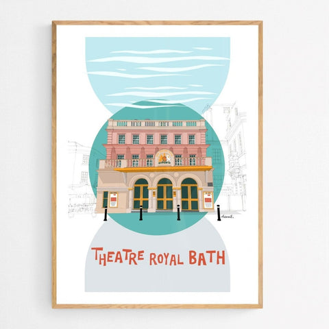 Bath Theatre Royal art print